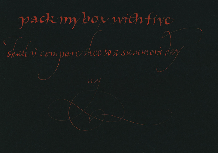 クラフト＆ホビー　カリグラフィー　スーパーコントラスト