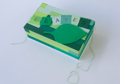 緑箱の作り方2 │ takeopaper.com + 田中千絵