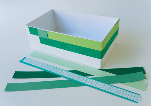 緑箱の作り方1 │ takeopaper.com + 田中千絵