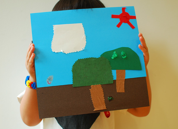 天真爛漫な4歳の男の子の作品「やま」と「よるのうみ」が完成！ │ takeopaper.com + 田中千絵