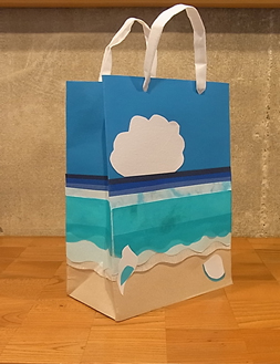 海のショッピングバック