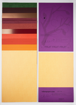 takeopaper.com + 田中千絵　FRUIT FRUIT FRUIT 9月　実りの秋