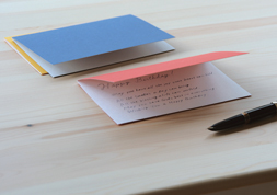 二つ折りカード