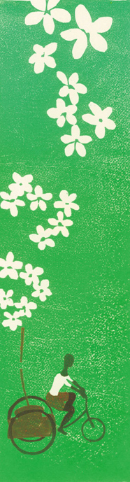 バナーカレンダー2014　星野祥代『花を届ける人Ⅱ』