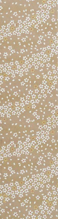 竹尾バナーカレンダー2017　和紙友禅　桜吹雪