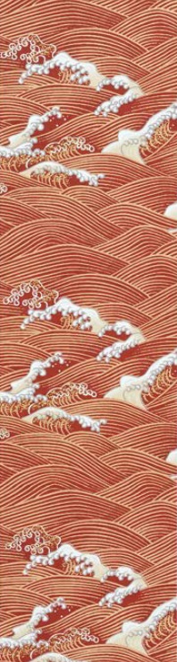 竹尾バナーカレンダー2017　和紙友禅　大波文様