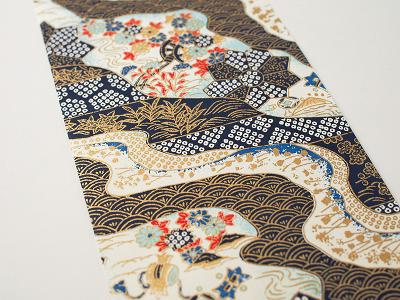 和紙友禅　縁起づくし