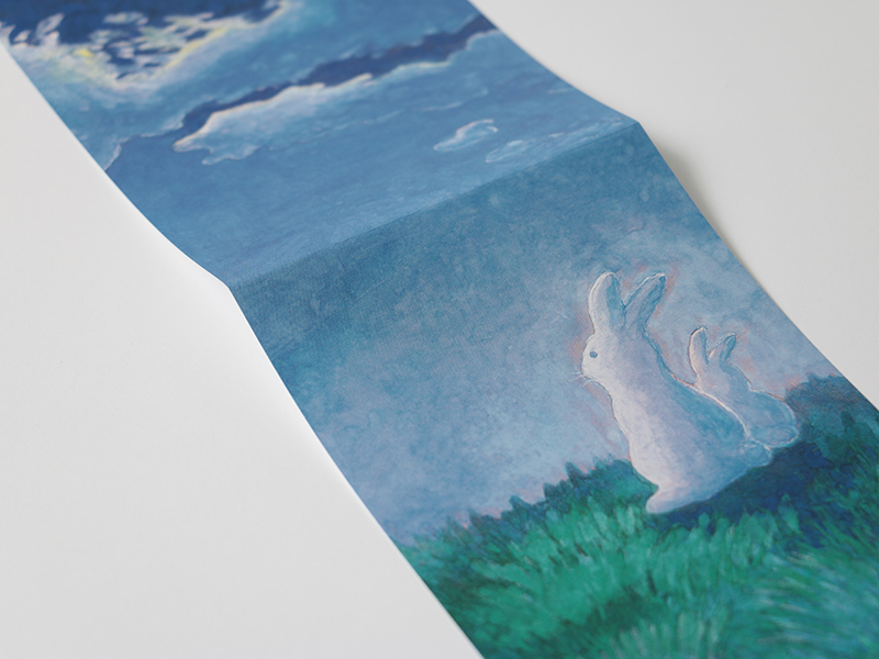 「明るい夜」　國枝愛子 ｜バナーカレンダー2021｜竹尾のウェブストアtakeopaper.com 