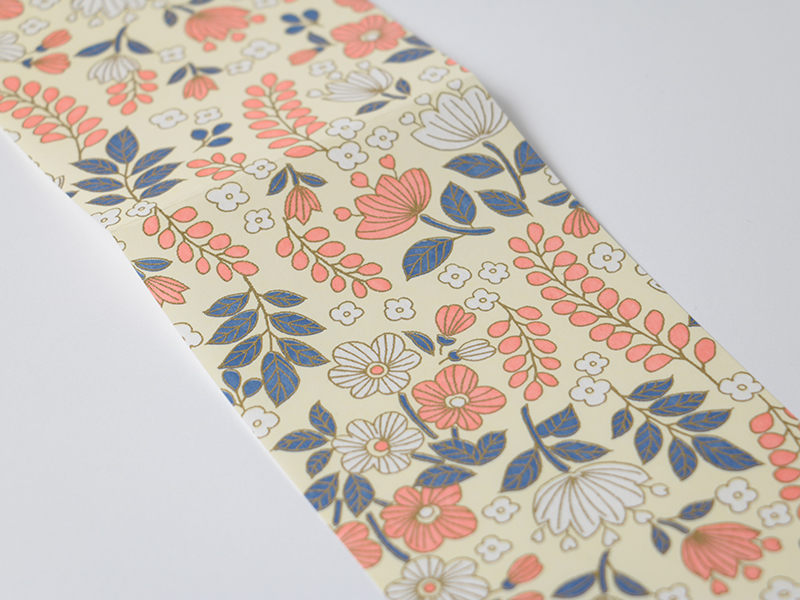 和紙友禅　KUKKA ｜バナーカレンダー2021｜竹尾のウェブストアtakeopaper.com 