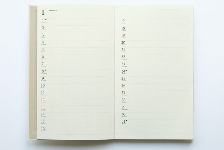 TAKEO DESK DIARY　2014