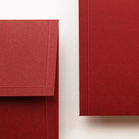 Dressco（ドレスコ）封筒　エンベロープ　ベリーレッド