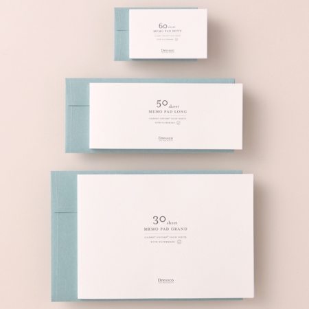  Dressco（ドレスコ）　メモパッド　3サイズ