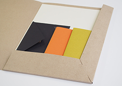 紙製Ａ4ファイル片ポケットマチ有り