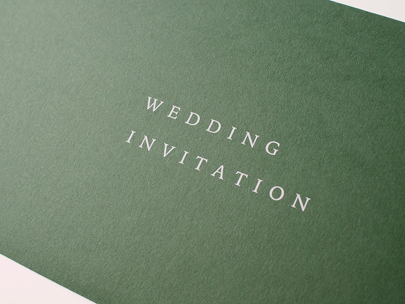 デザイン封筒洋長3　ビオトープGA-FS　フォレストグリーン