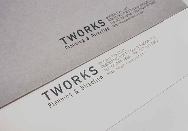 デザイン封筒洋長3　ビオトープGA-FS　ストーングレー、角2　ヘリオスGA　ホワイト